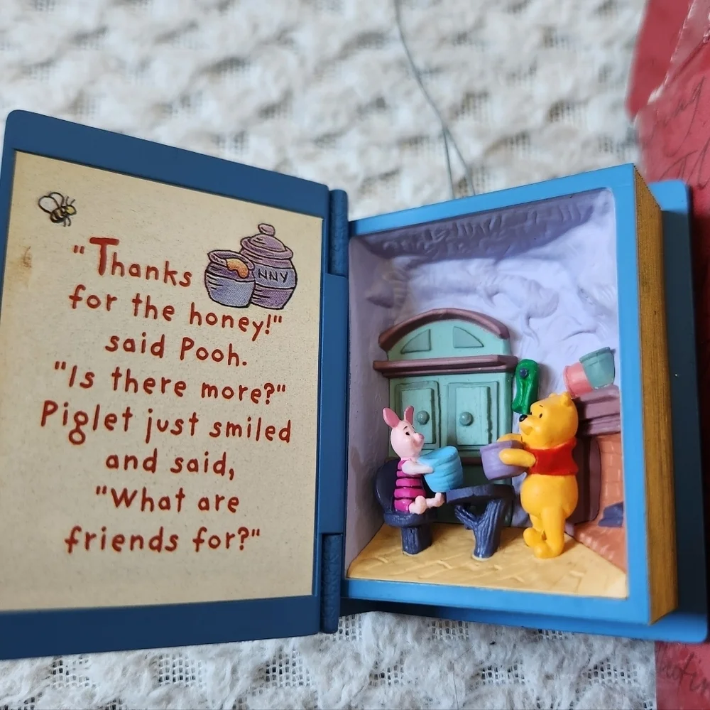 Vintage 90s Christmas Hallmark Disney Winnie The Pooh Ornament